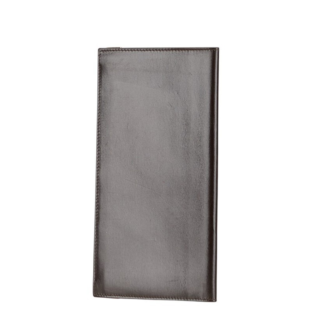 Celine DIFFUSION Leather Brown Billfold